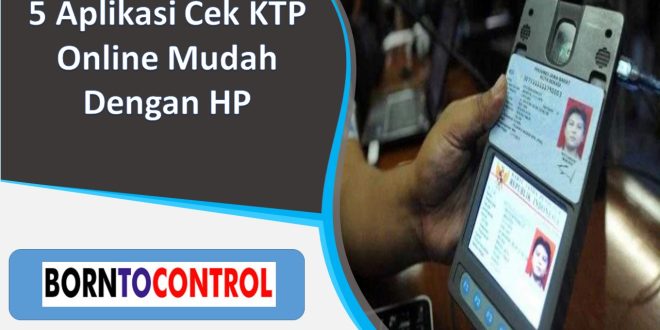 Aplikasi Cek KTP Online
